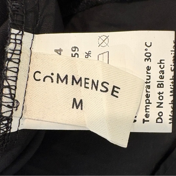 Commense Leisure Crew Neck Maxi Long Dress Black with Pockets Size Medium - Picture 4 of 9